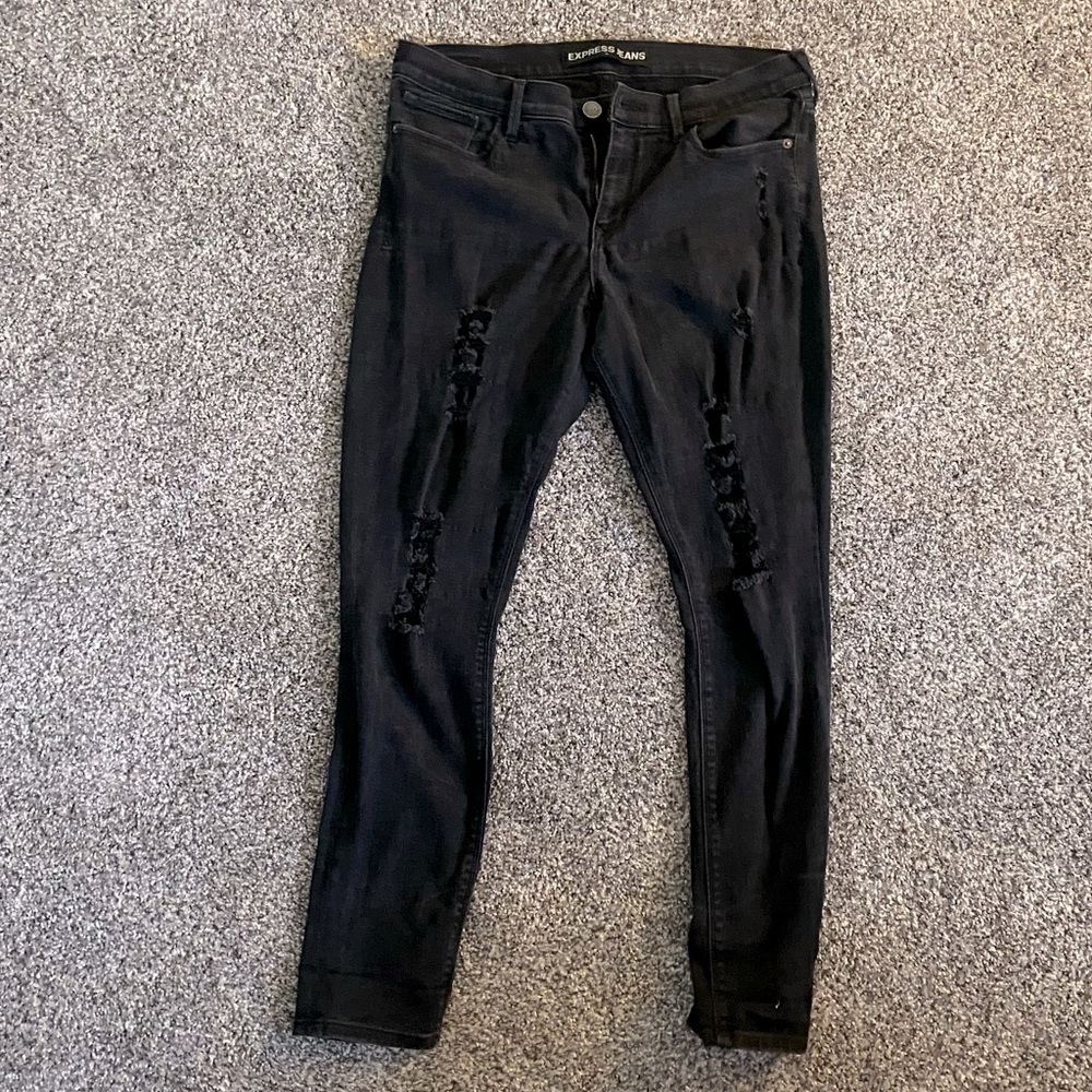 Express Jeans Mid Rise Legging